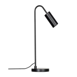 Lámpara de mesa Curve 51 cm, Negro mate