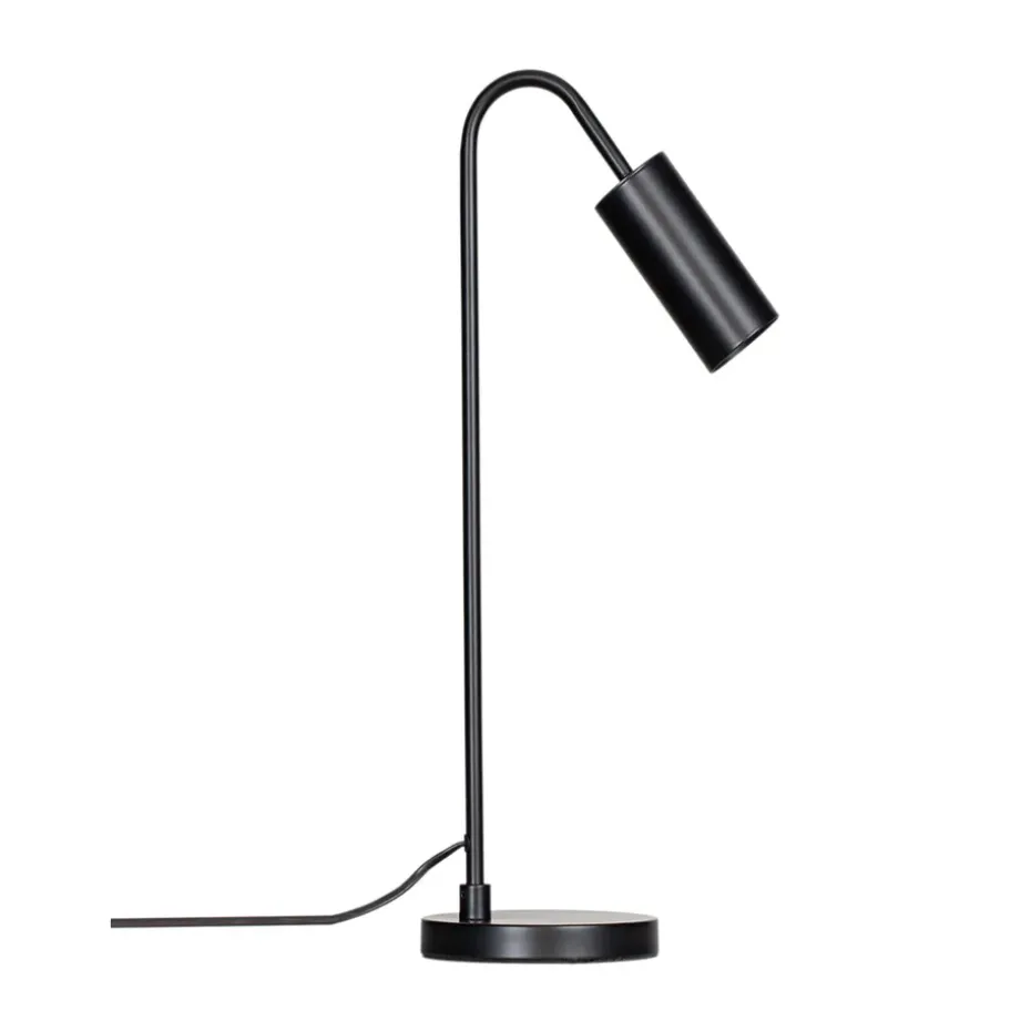 Lámpara de mesa Curve 51 cm, Negro mate