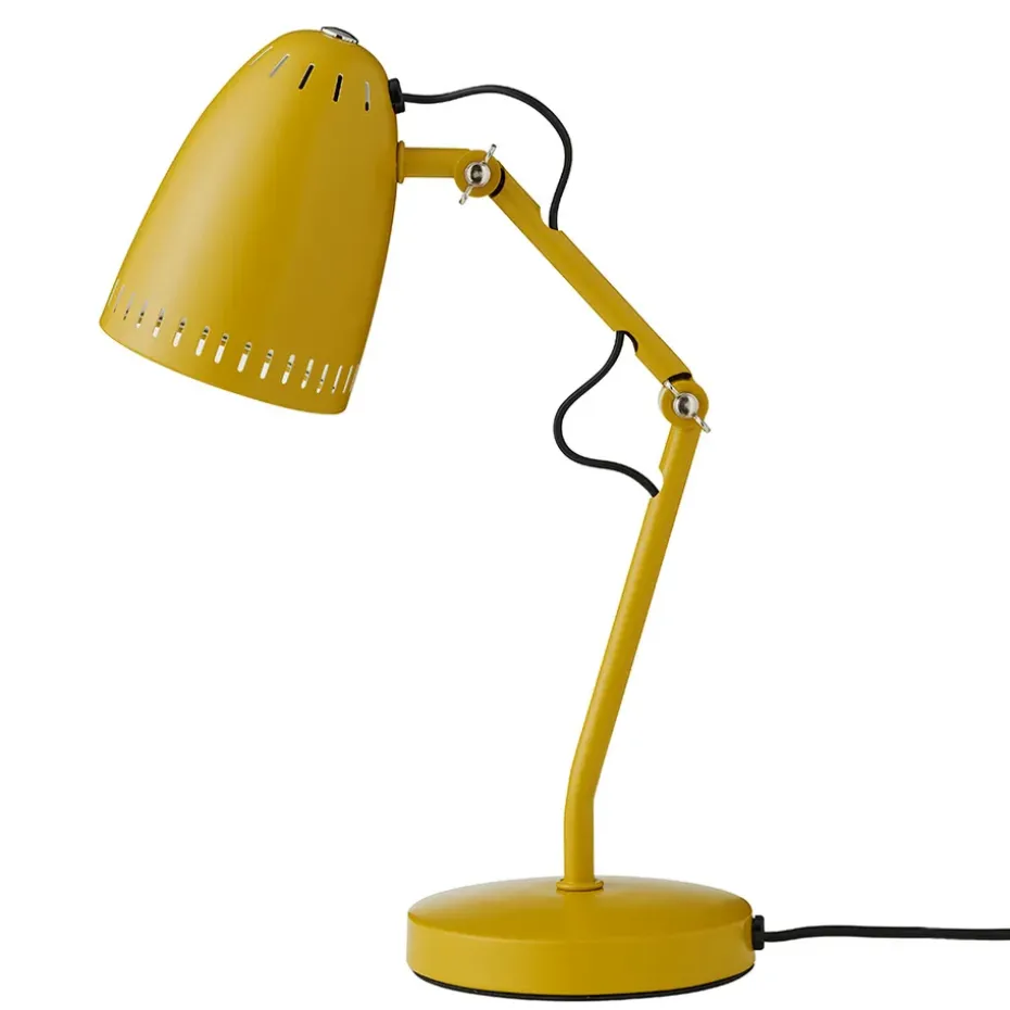 Lámpara de mesa Dynamo, Matt mustard