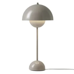 Lámpara de mesa FlowerPot VP3, gris-beige