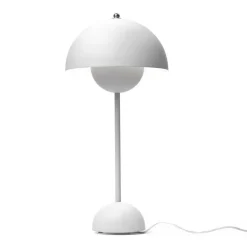 Lámpara de mesa FlowerPot VP3, gris claro mate