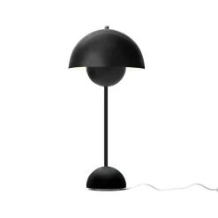 Lámpara de mesa FlowerPot VP3, negro mate