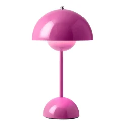 Lámpara de mesa Flowerpot portable VP9, Tangy pink