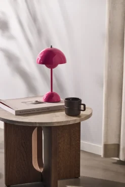 Lámpara de mesa Flowerpot portable VP9, Tangy pink