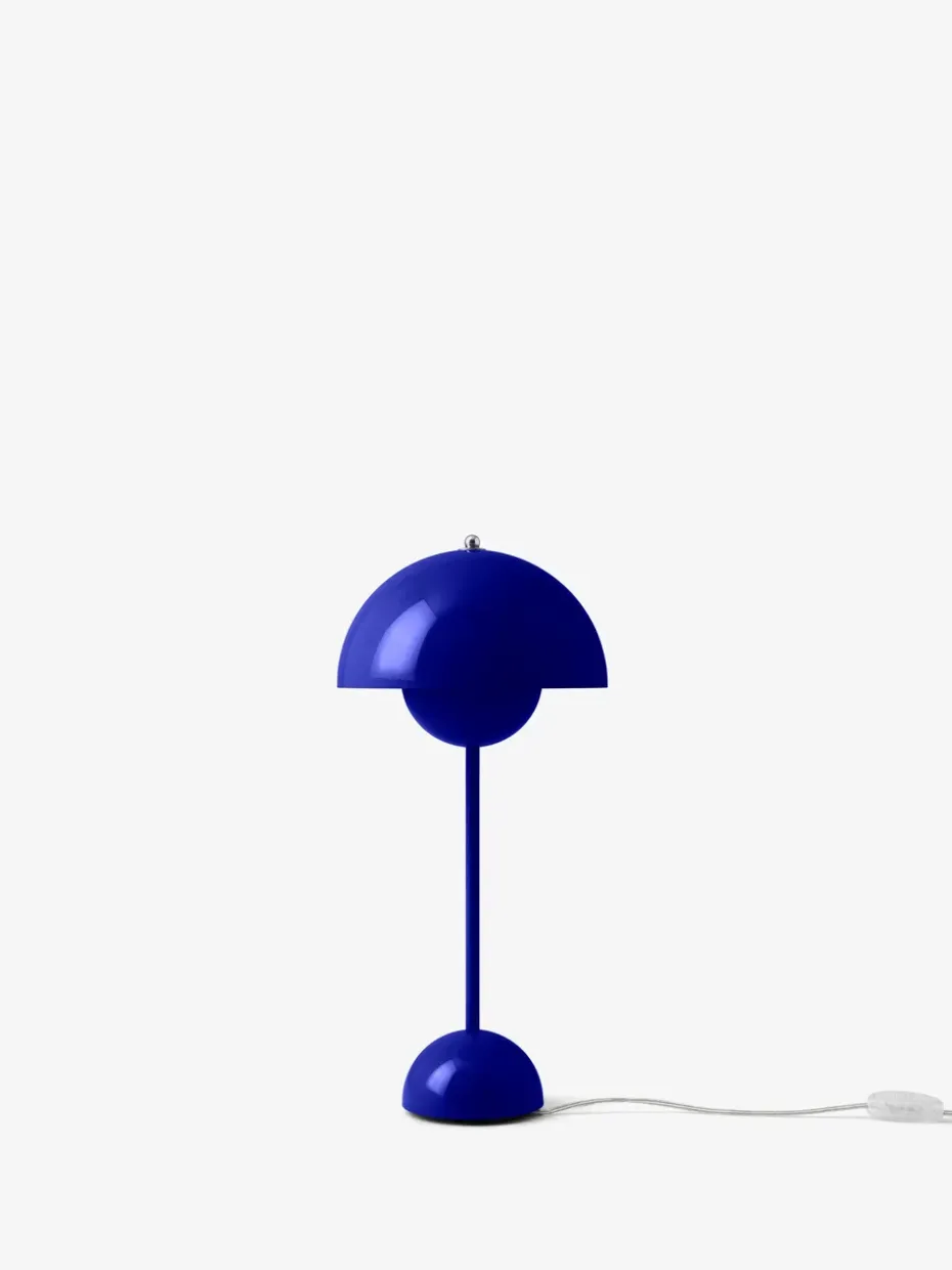 Lámpara de mesa FlowerPot VP3, Cobalt blue