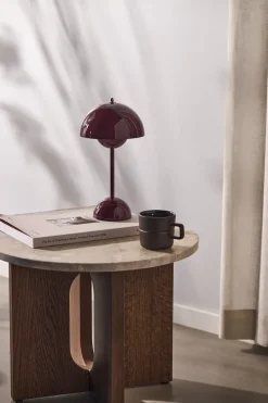 Lámpara de mesa Flowerpot portable VP9, Dark plum