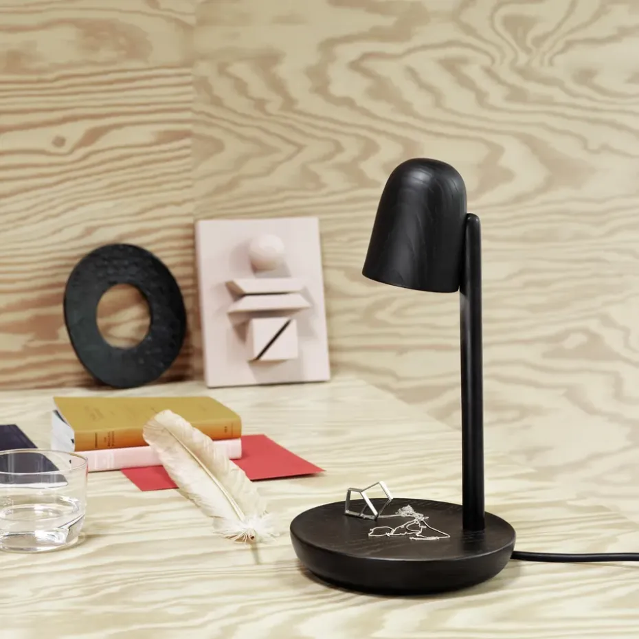 Lámpara de mesa Focus, negro