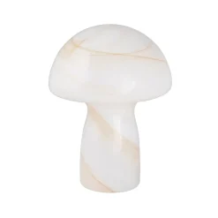 Lámpara de mesa Fungo beige, 20 cm