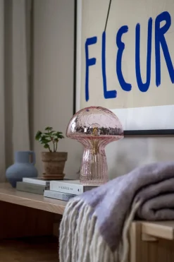 Lámpara de mesa Fungo Special Edition Rosa, 30 cm