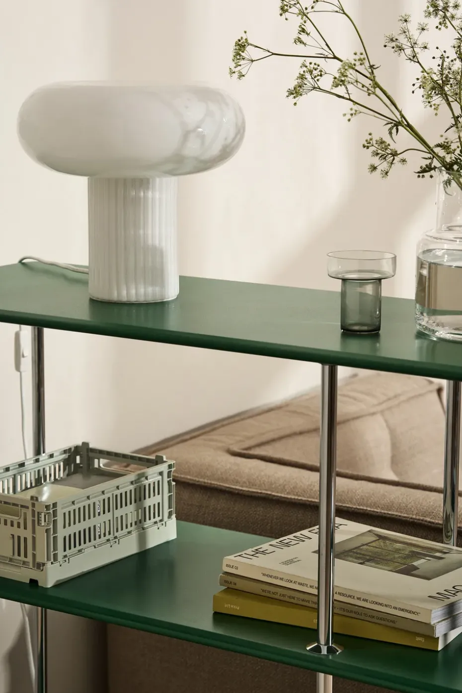 Lámpara de mesa Haven 26 cm, Blanco