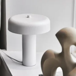 Lámpara de mesa Haze 32 cm, blanco