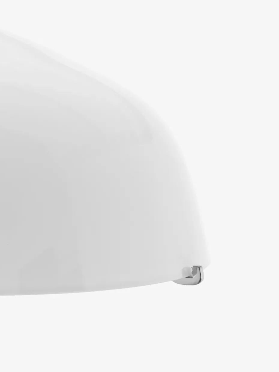 Lámpara de mesa Herman SHY3, nogal y mármol crema, cable textil