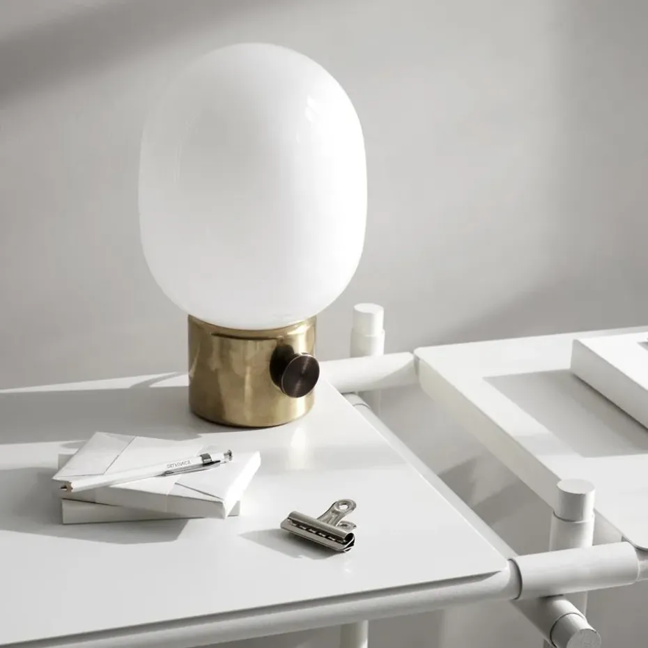 Lámpara de mesa JWDA, Latón pulido, Small