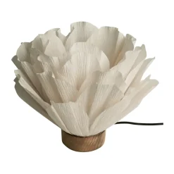 Lámpara de mesa Lisa, Blanco