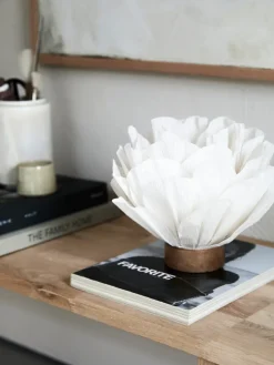 Lámpara de mesa Lisa, Blanco