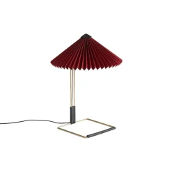 Lámpara de mesa Matin table Ø30 cm, Oxide red shade