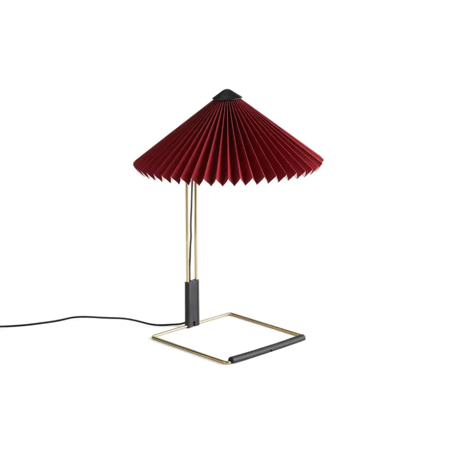Lámpara de mesa Matin table Ø30 cm, Oxide red shade