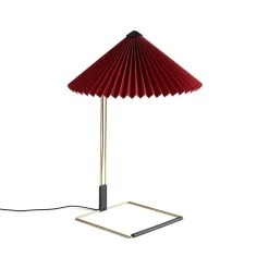 Lámpara de mesa Matin table Ø38 cm, Oxide red shade