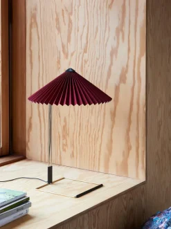 Lámpara de mesa Matin table Ø38 cm, Oxide red shade
