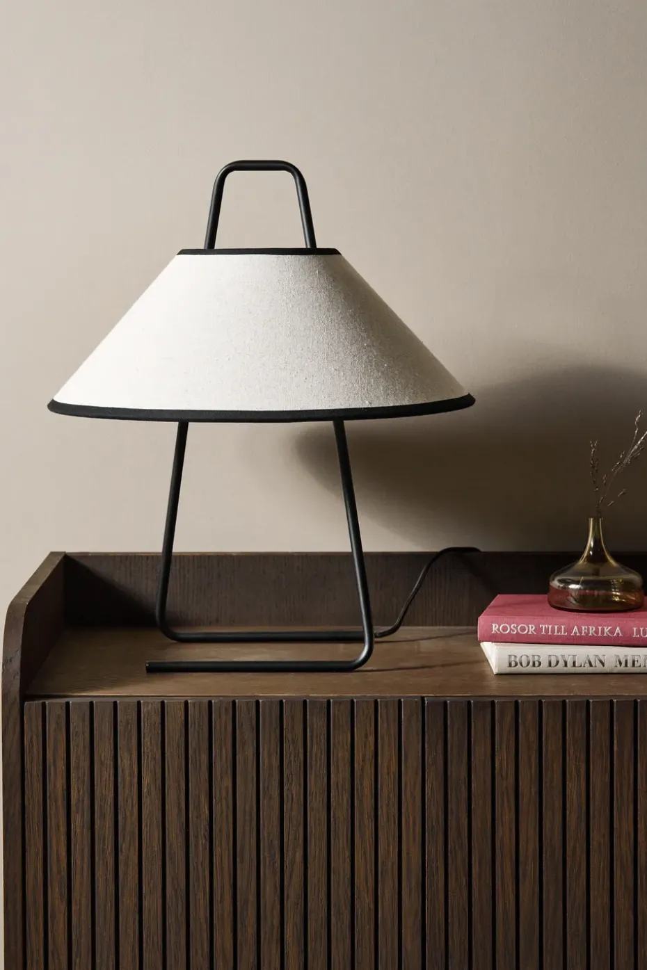 Lámpara de mesa Moss light 43 cm, Beige