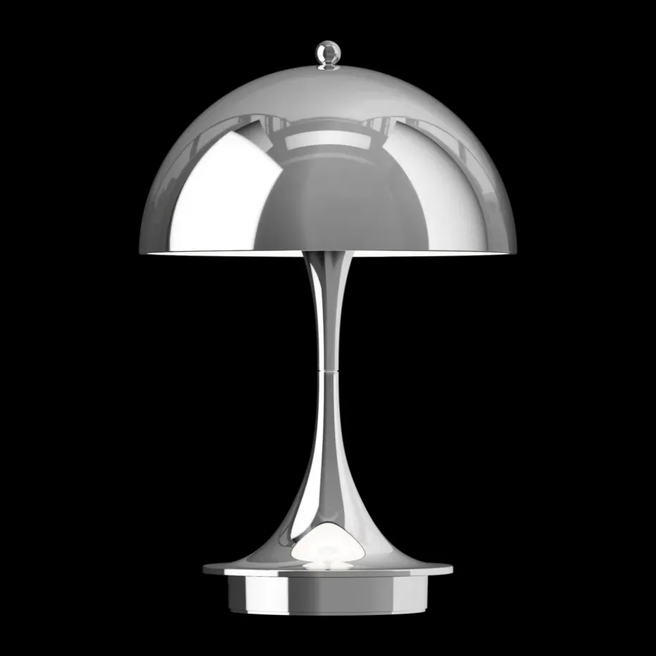 Lámpara de mesa Panthella 160 Portable v3, Chrome