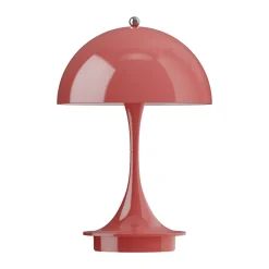 Lámpara de mesa Panthella 160 Portable v3, Opaque coral