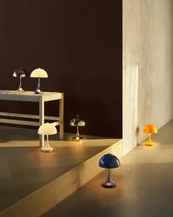 Lámpara de mesa Panthella 160 Portable v3, Opaque orange
