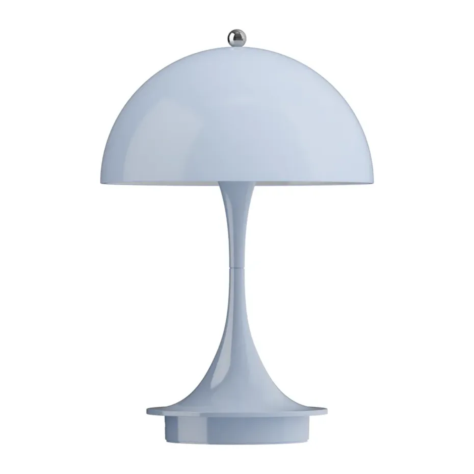 Lámpara de mesa Panthella 160 Portable v3, Opal pale blue