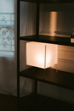 Lámpara de mesa Paper Cube, blanco