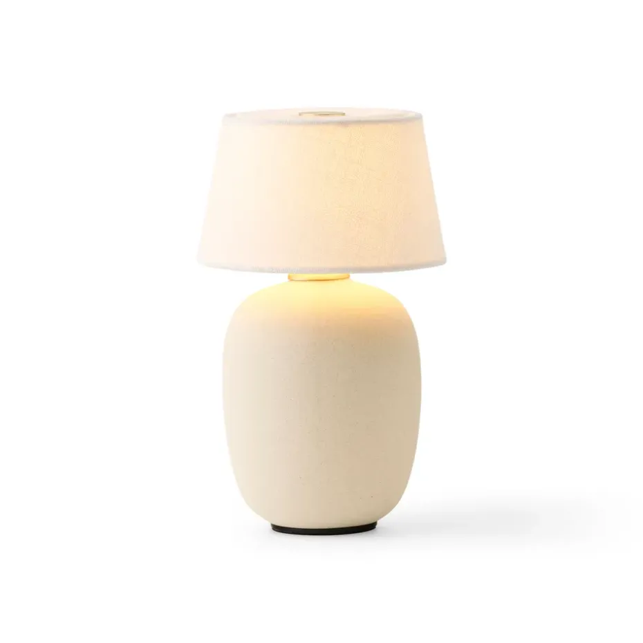Lámpara de mesa portable Torso, Sand