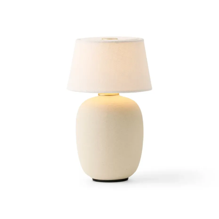 Lámpara de mesa portable Torso, Sand