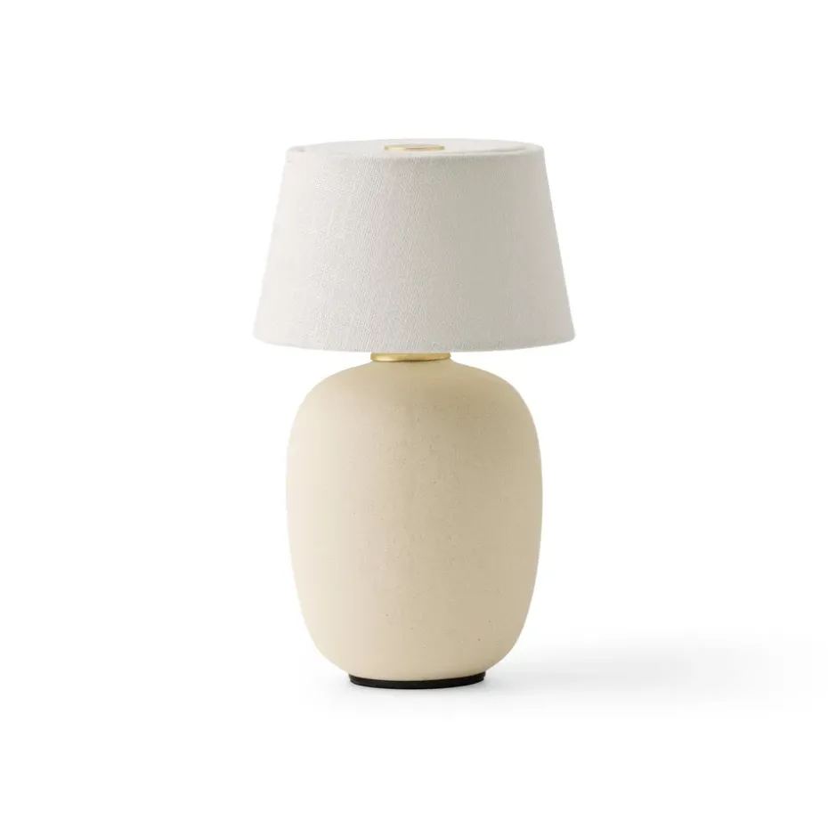 Lámpara de mesa portable Torso, Sand