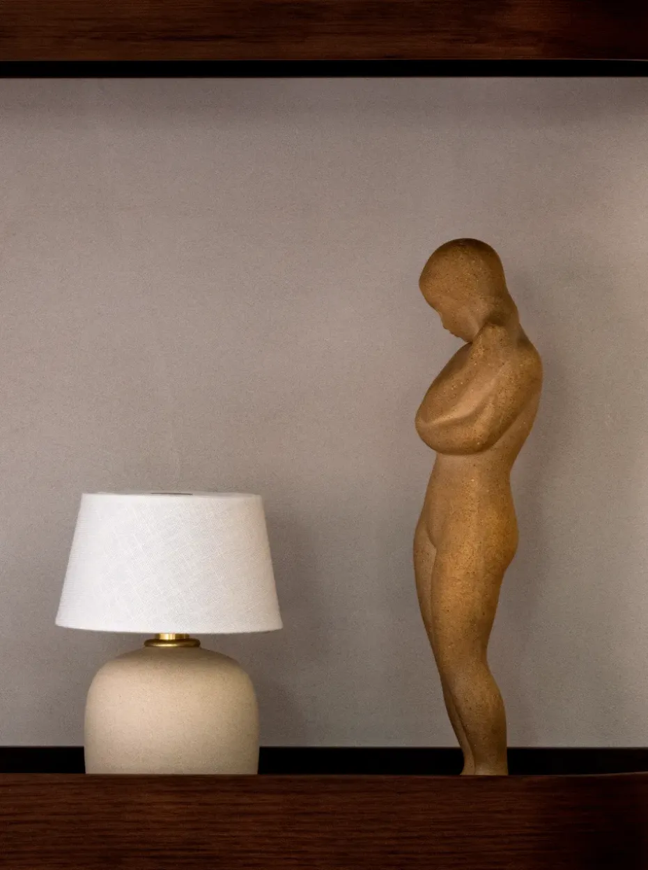 Lámpara de mesa portable Torso, Sand