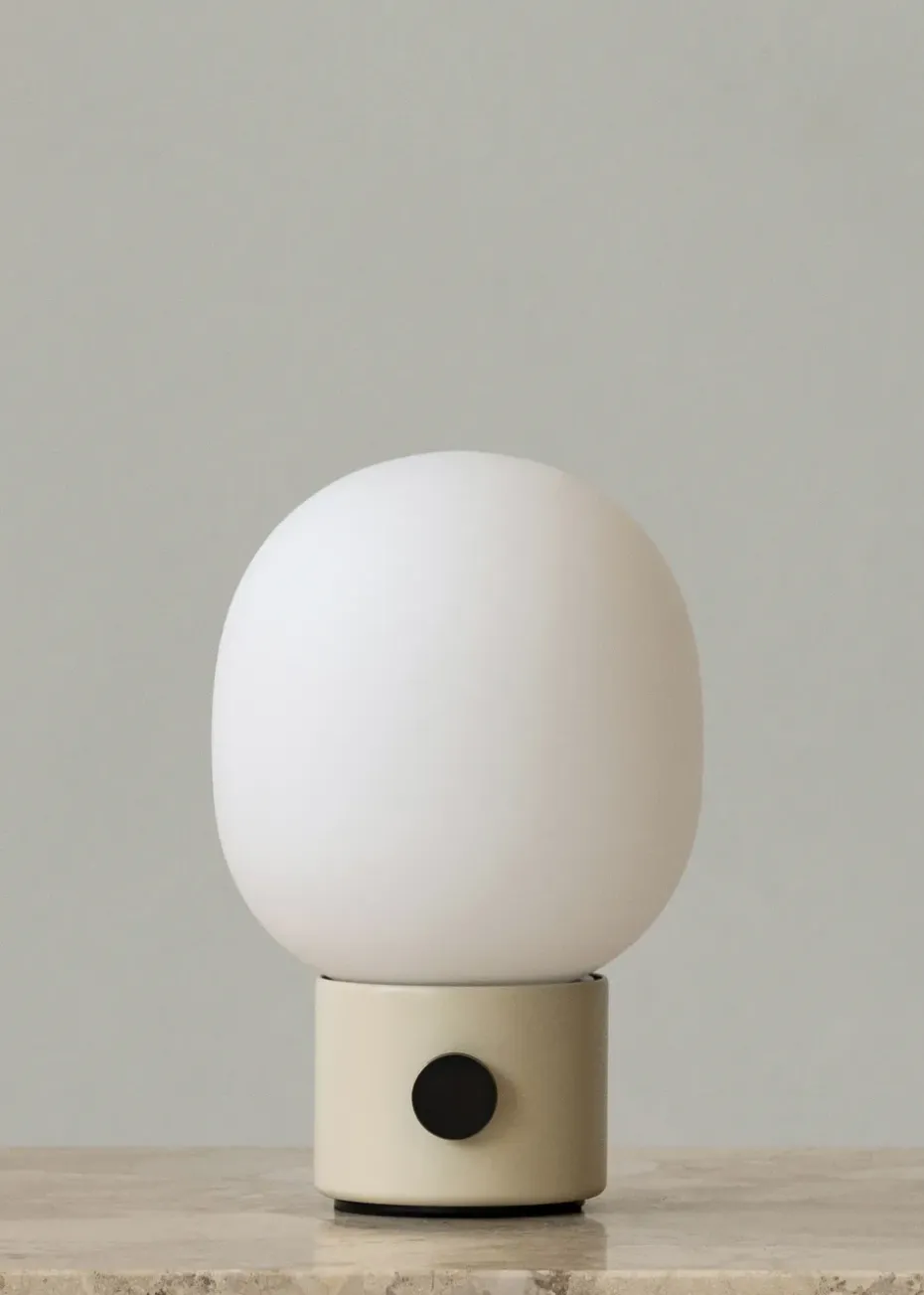 Lámpara de mesa portatil JWDA, Alabaster white