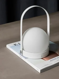 Lámpara de mesa portátil Carrie, Blanco