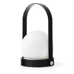 Lámpara de mesa portátil Carrie, Negro