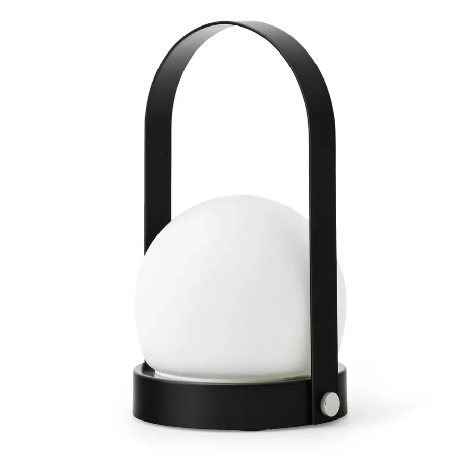 Lámpara de mesa portátil Carrie, Negro