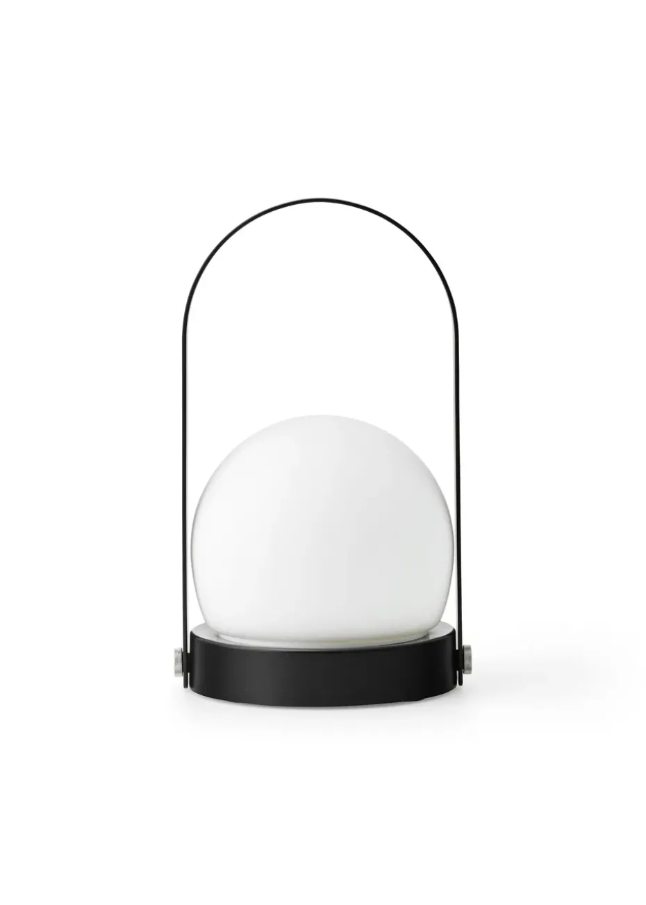 Lámpara de mesa portátil Carrie, Negro