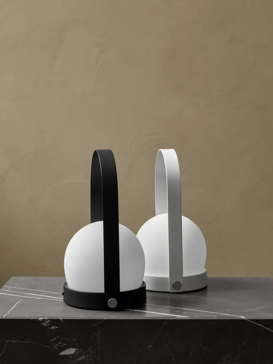 Lámpara de mesa portátil Carrie, Negro