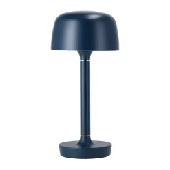 Lámpara de mesa portátil Halo 25,5 cm, Blue