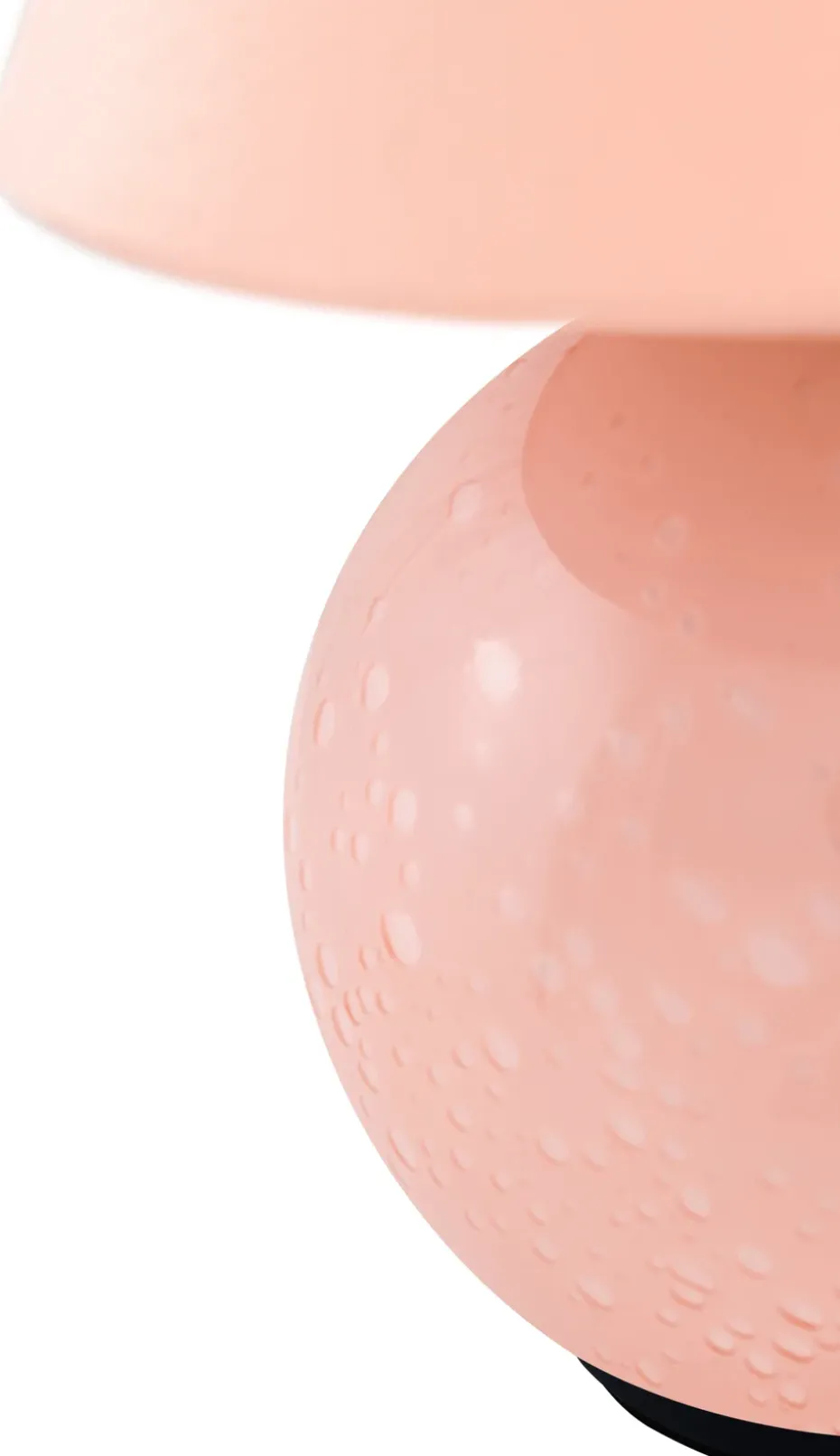 Lámpara de mesa portátil Iris 16, Blush