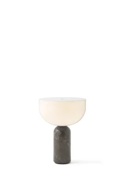 Lámpara de mesa portátil Kizu, Gris du marais