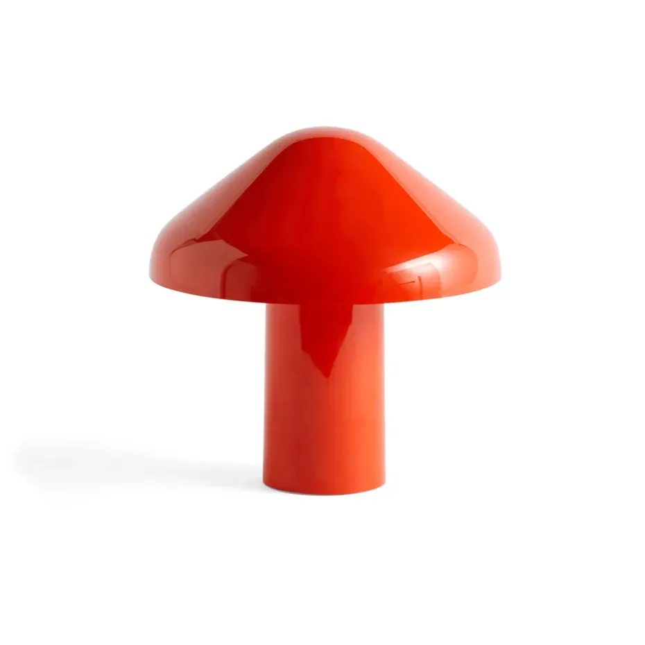 Lámpara de mesa portátil Pao, rojo