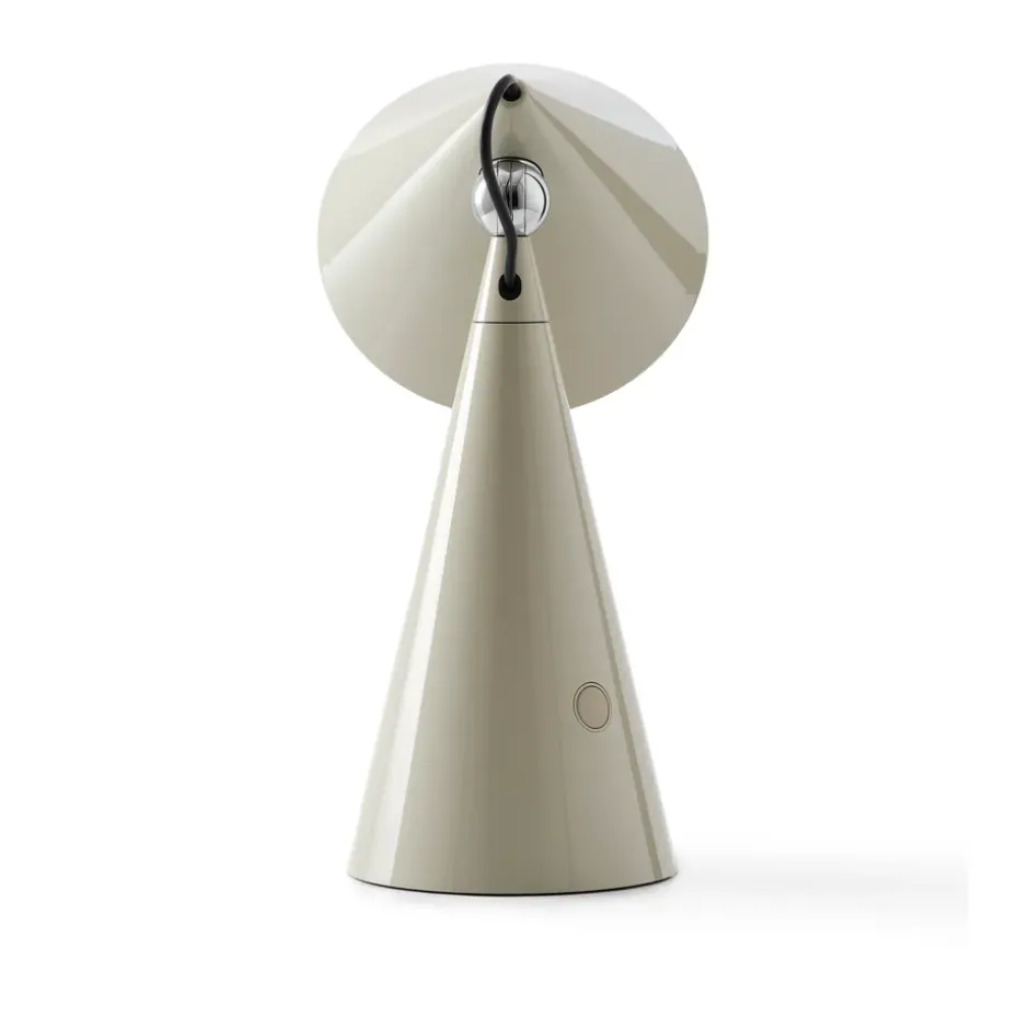 Lámpara de mesa Pose Portable LED, Masilla