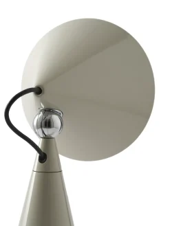 Lámpara de mesa Pose Portable LED, Masilla