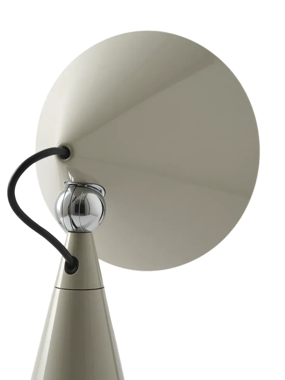 Lámpara de mesa Pose Portable LED, Masilla