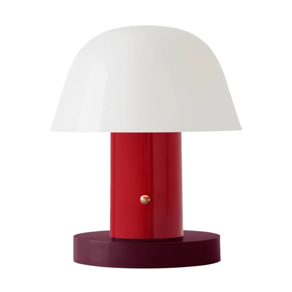 Lámpara de mesa Setago JH27, Maroon-grape
