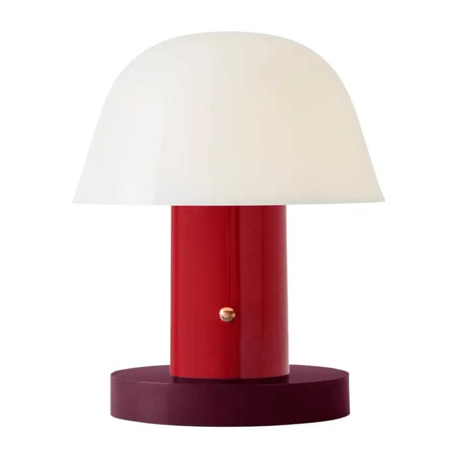 Lámpara de mesa Setago JH27, Maroon-grape