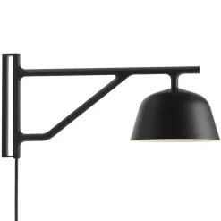 Lámpara de pared Ambit, negro