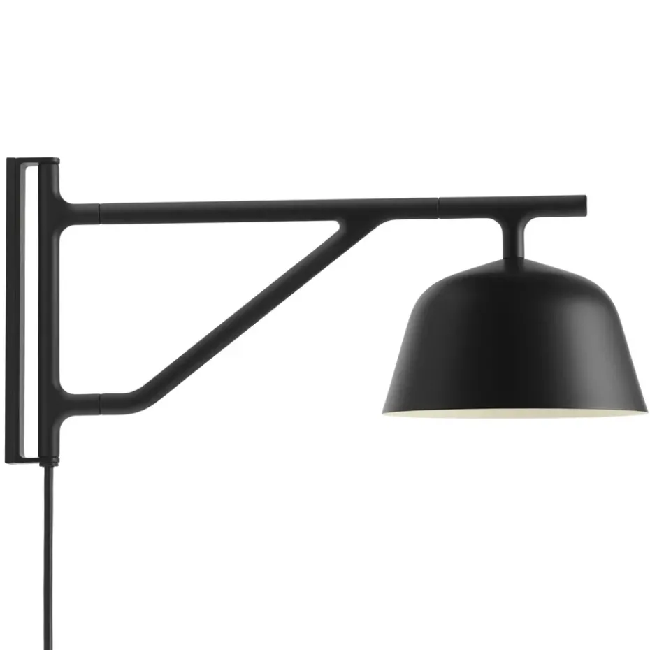 Lámpara de pared Ambit, negro